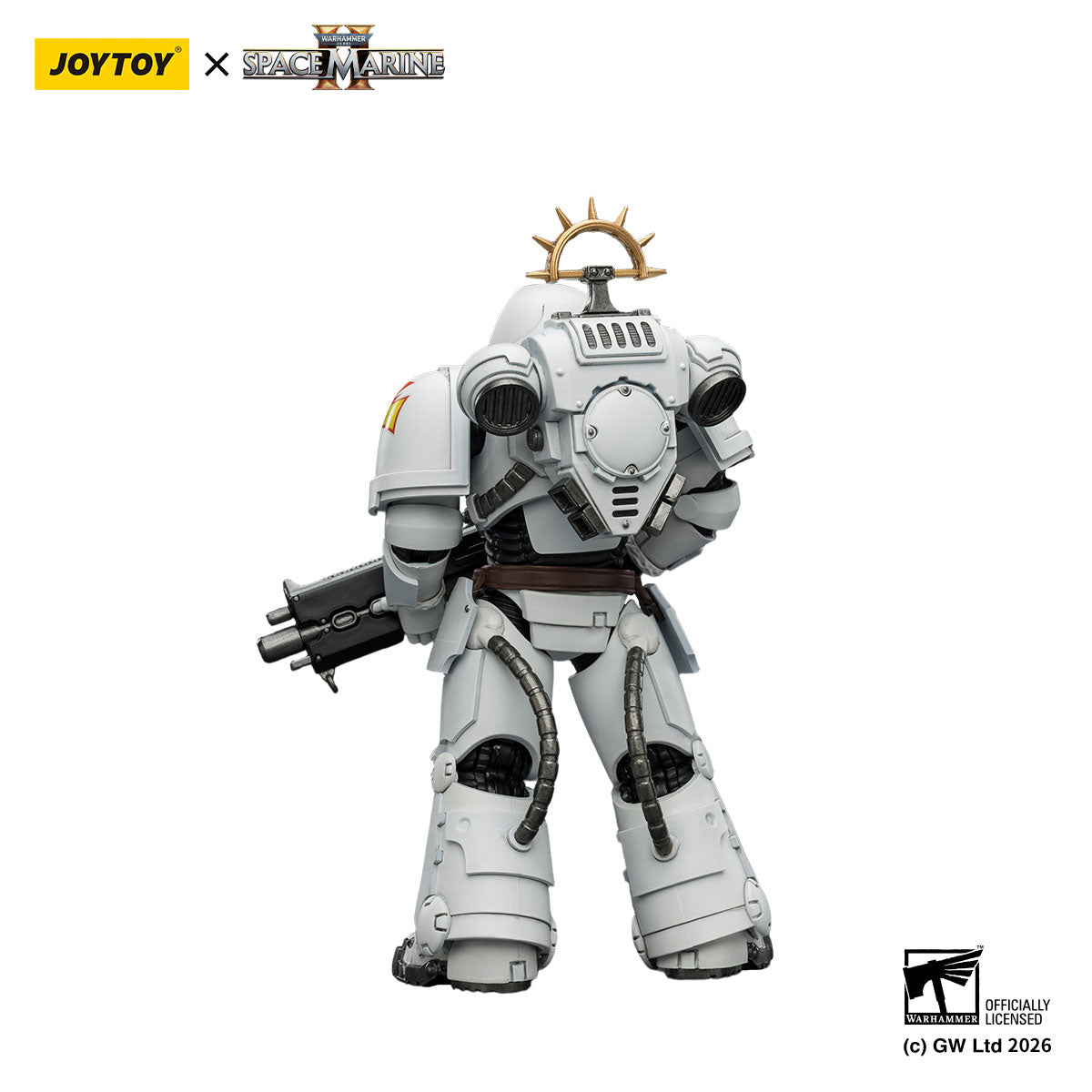 JOYTOY Warhammer 40K Space Marine 2 White Scars Game Edition White Scars Heavy Intercessor figure