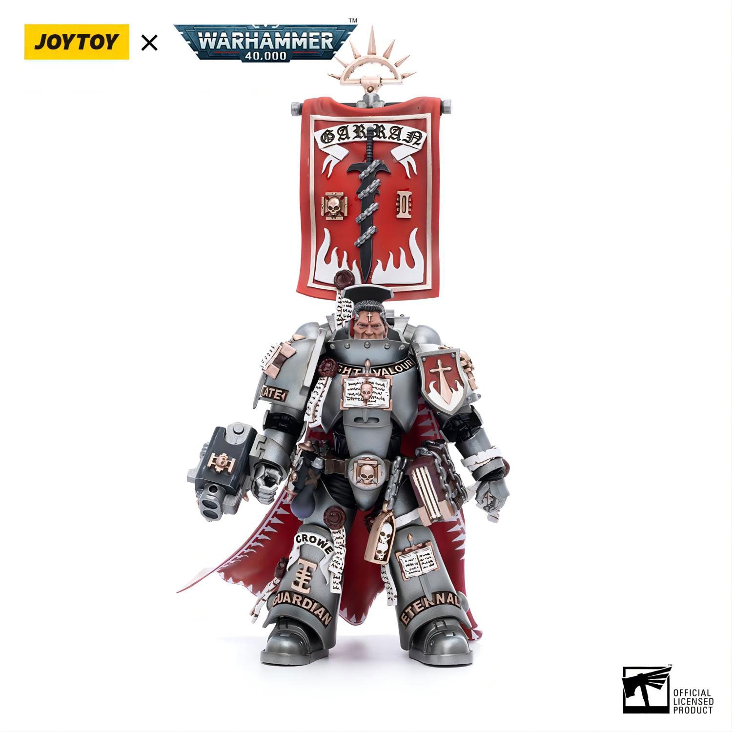 JOYTOY Warhammer 40K Grey Knights Castellan Crowe figure