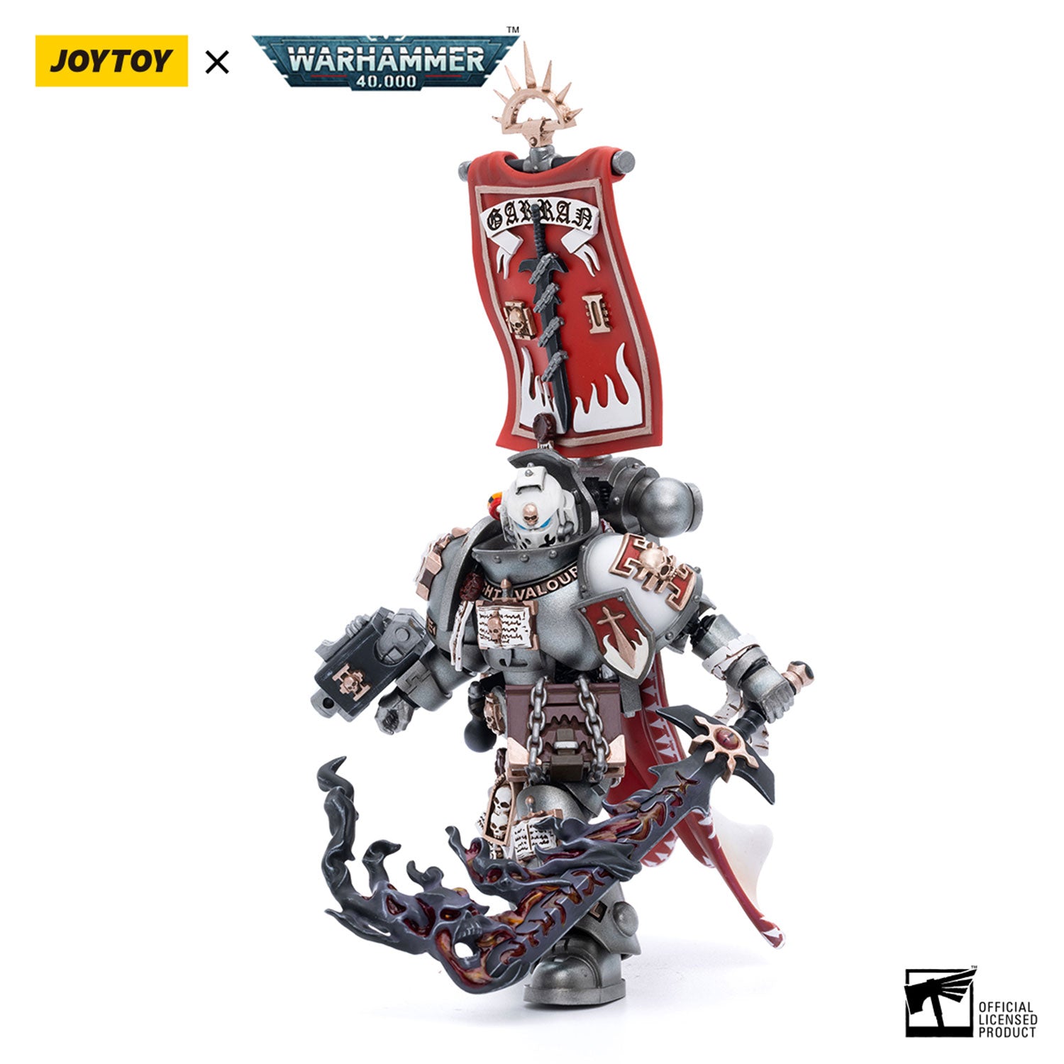 JOYTOY Warhammer 40K Grey Knights Castellan Crowe figure