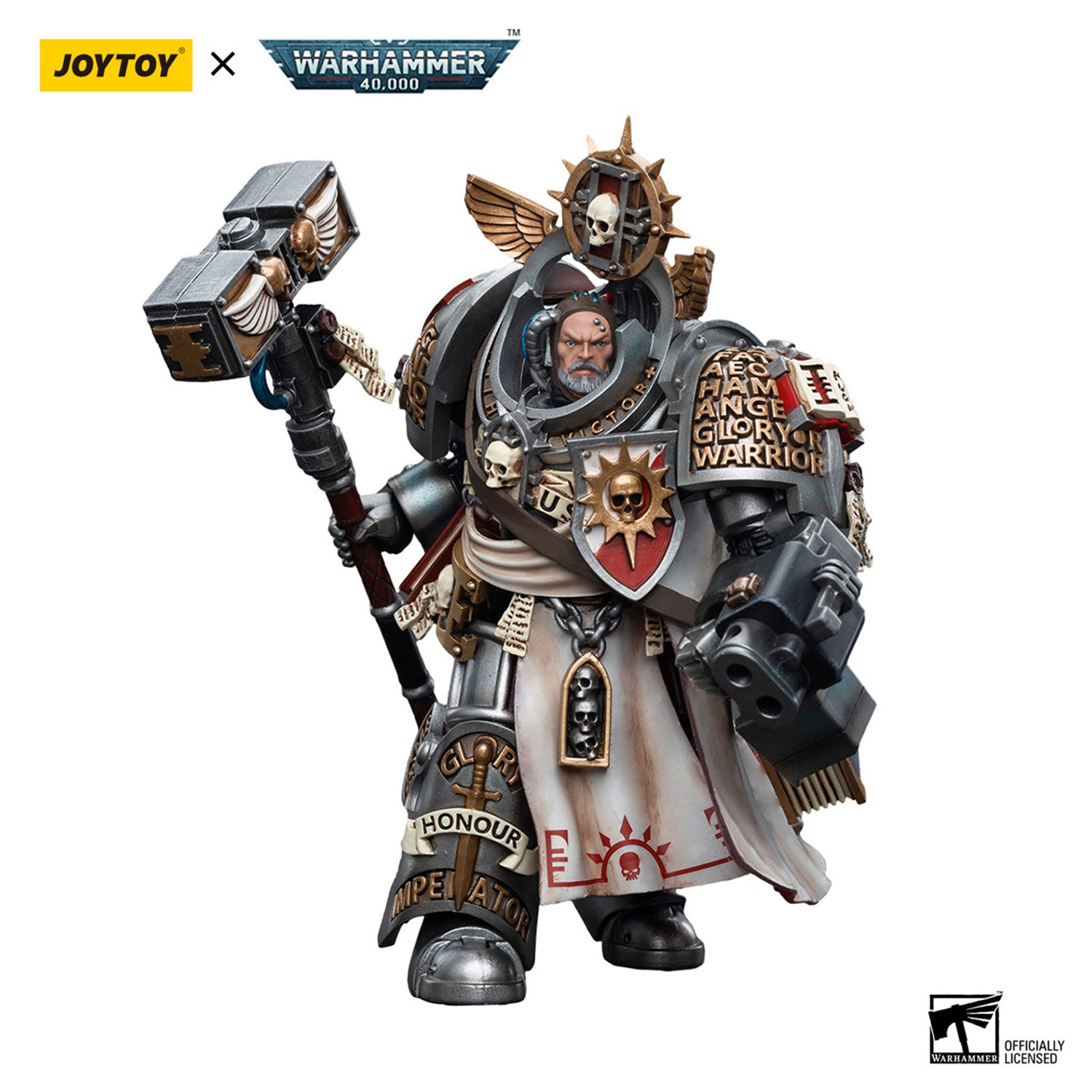 JOYTOY Warhammer 40K Grey Knights Grand Master Voldus figure