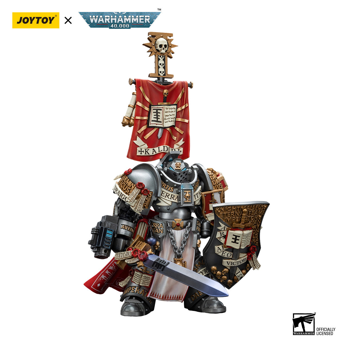 JOYTOY Warhammer 40K Grey Knights Kaldor Draigo figure