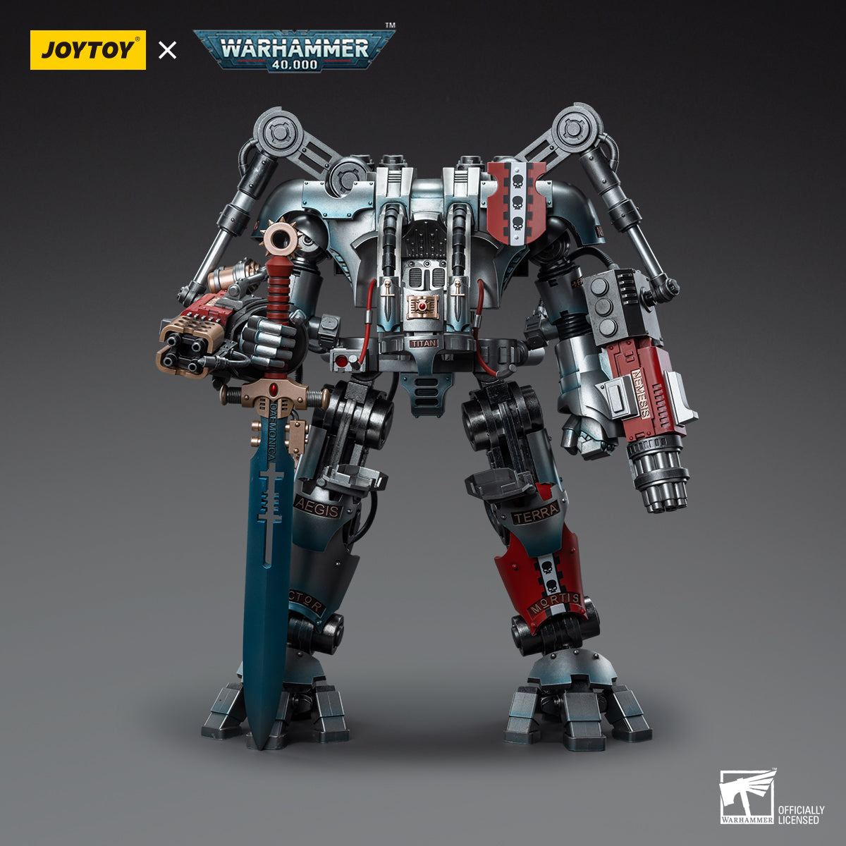 JOYTOY Warhammer 40K Grey Knights Nemesis Dreadknight figure