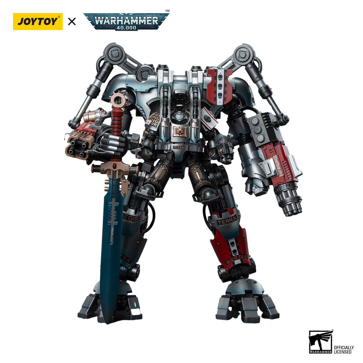 JOYTOY Warhammer 40K Grey Knights Nemesis Dreadknight （Including action figures） figure
