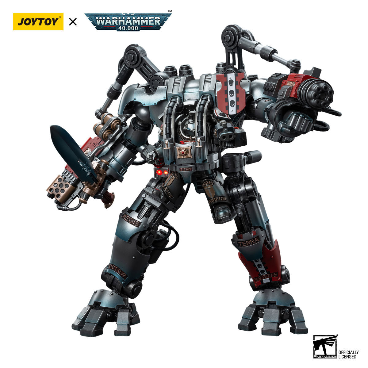 JOYTOY Warhammer 40K Grey Knights Nemesis Dreadknight （Including action figures） figure