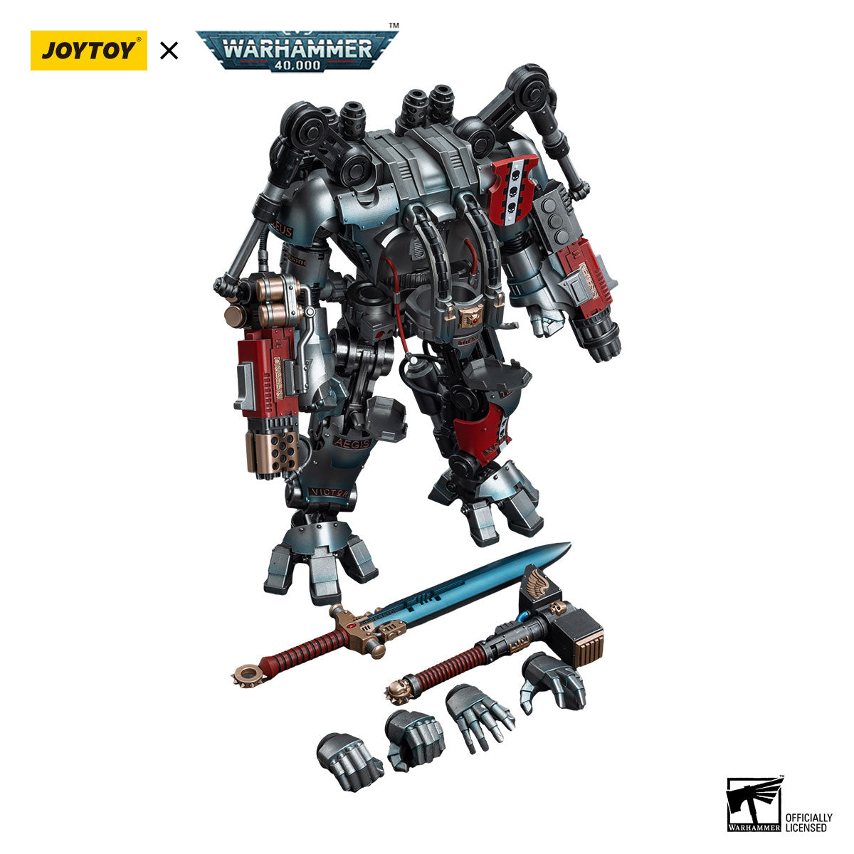 JOYTOY Warhammer 40K Grey Knights Nemesis Dreadknight （Including action figures） figure