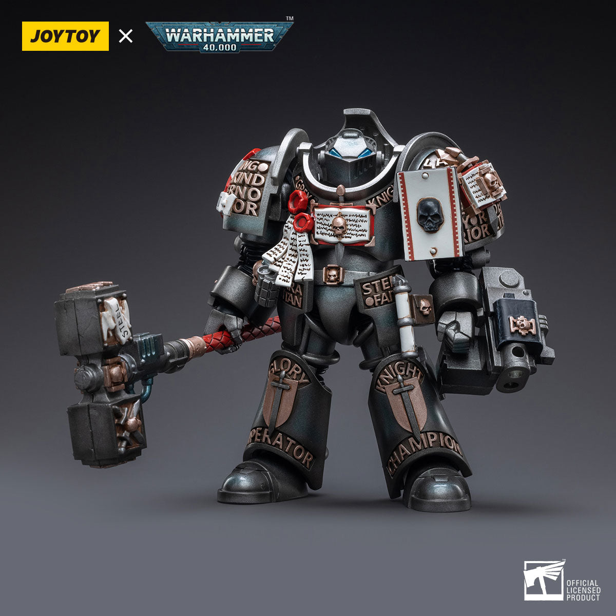 JOYTOY Warhammer 40K Grey Knights Terminator Caddon Vibova figure