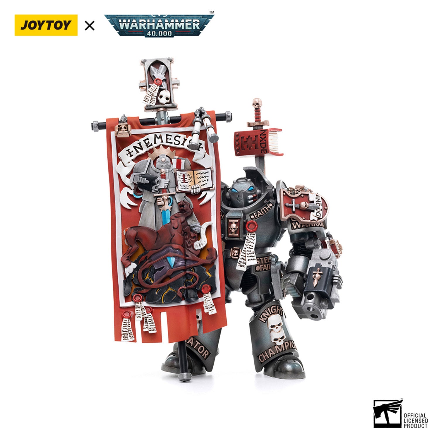 JOYTOY Warhammer 40K Grey Knights Terminator Retius Akantar figure