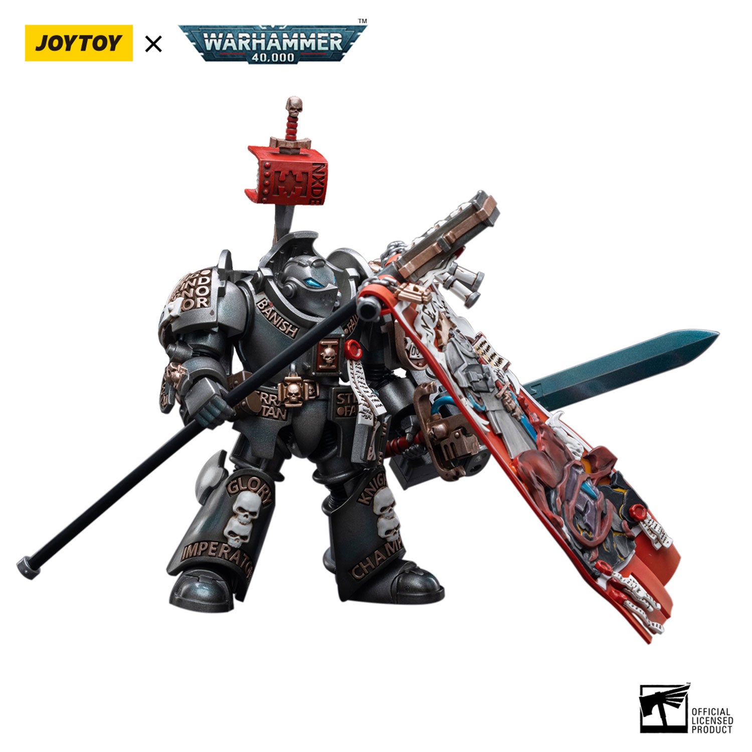 JOYTOY Warhammer 40K Grey Knights Terminator Retius Akantar figure