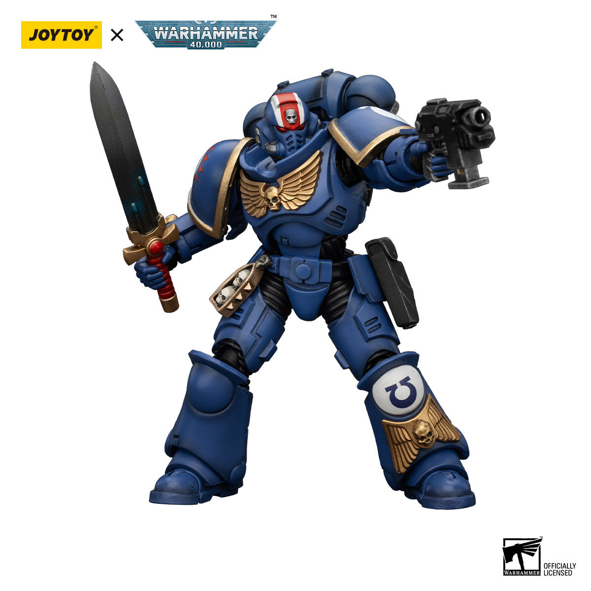 JOYTOY Warhammer 40K Heroes of the Chapter Primaris Lieutenant Erastus figure