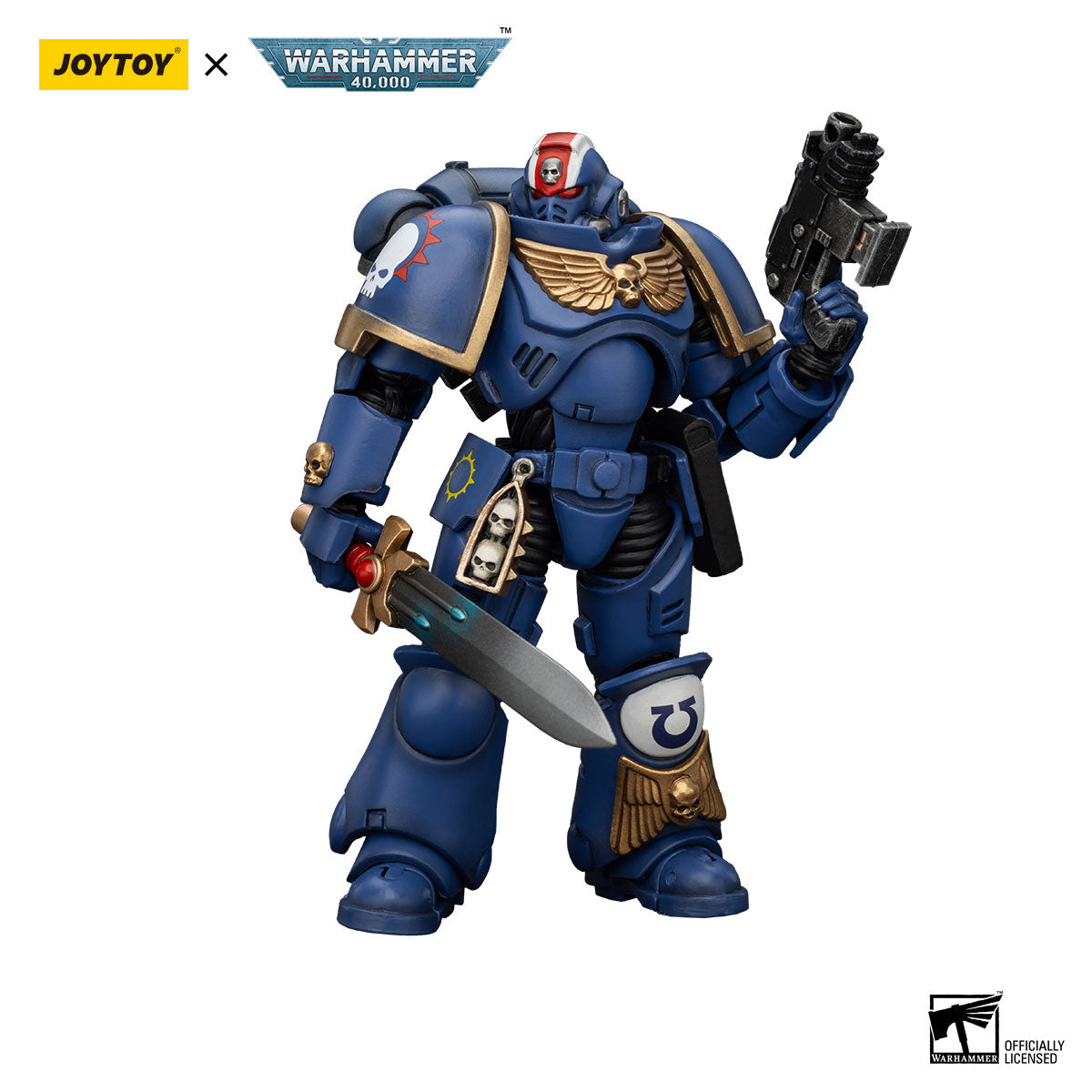 JOYTOY Warhammer 40K Heroes of the Chapter Primaris Lieutenant Erastus figure