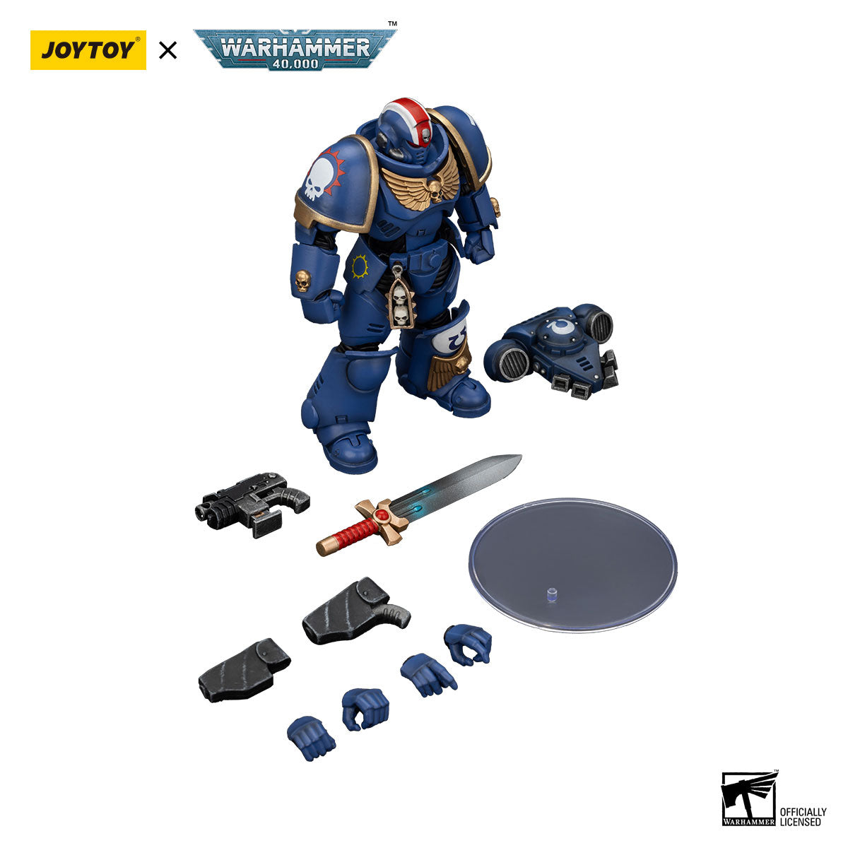 JOYTOY Warhammer 40K Heroes of the Chapter Primaris Lieutenant Erastus figure