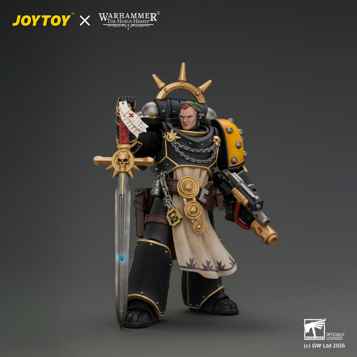 JOYTOY Horus Heresy Imperial Fists Champion Consul figure