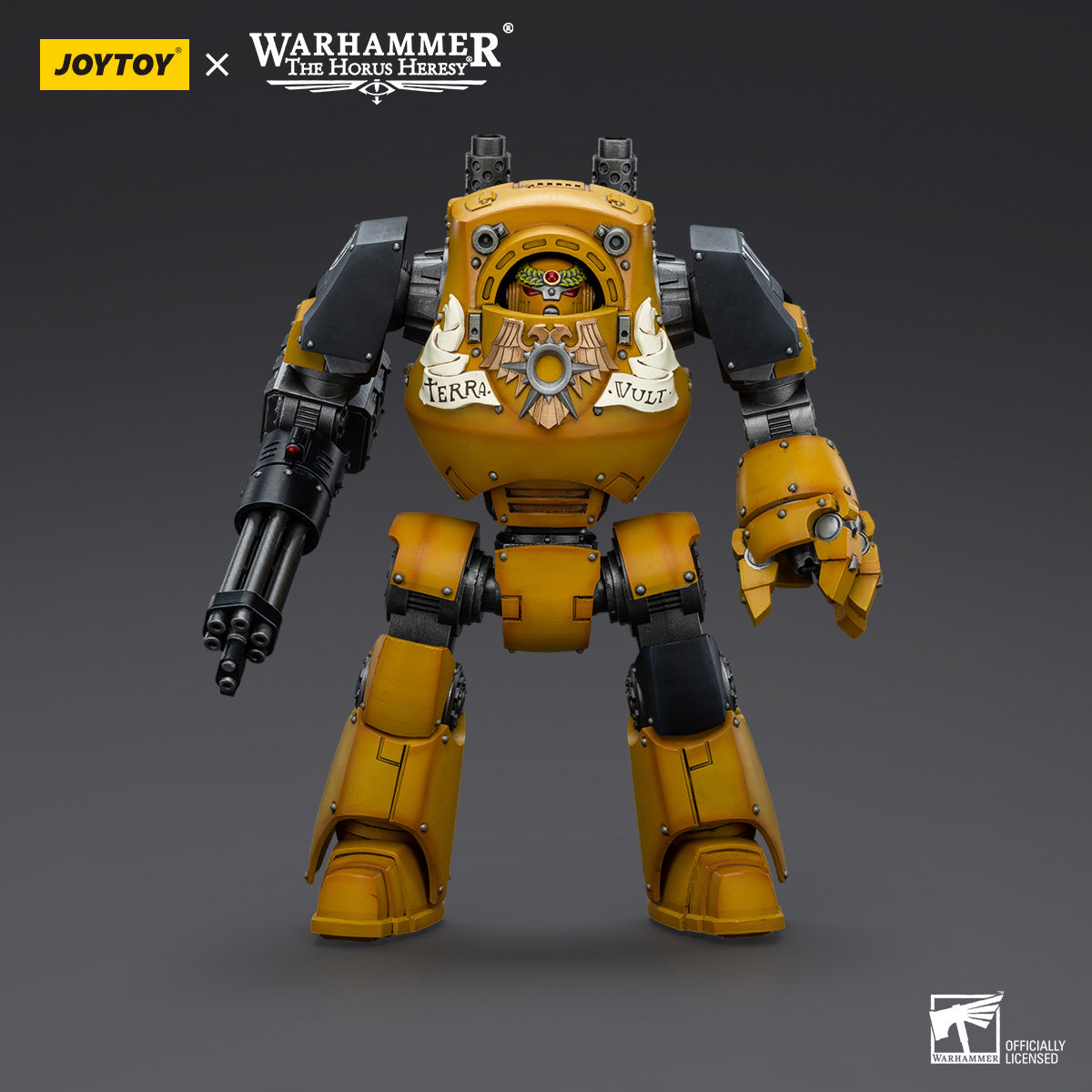 JOYTOY Horus Heresy Imperial Fists Contemptor Dreadnought figure