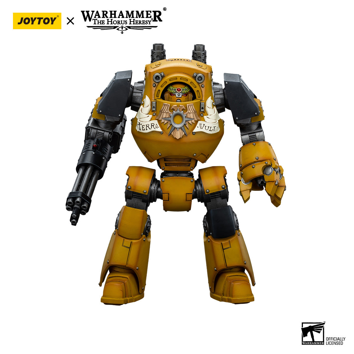JOYTOY Horus Heresy Imperial Fists Contemptor Dreadnought figure