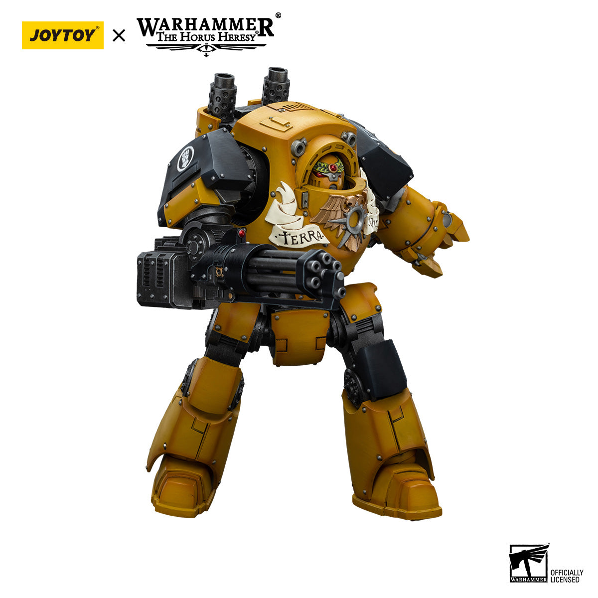 JOYTOY Horus Heresy Imperial Fists Contemptor Dreadnought figure
