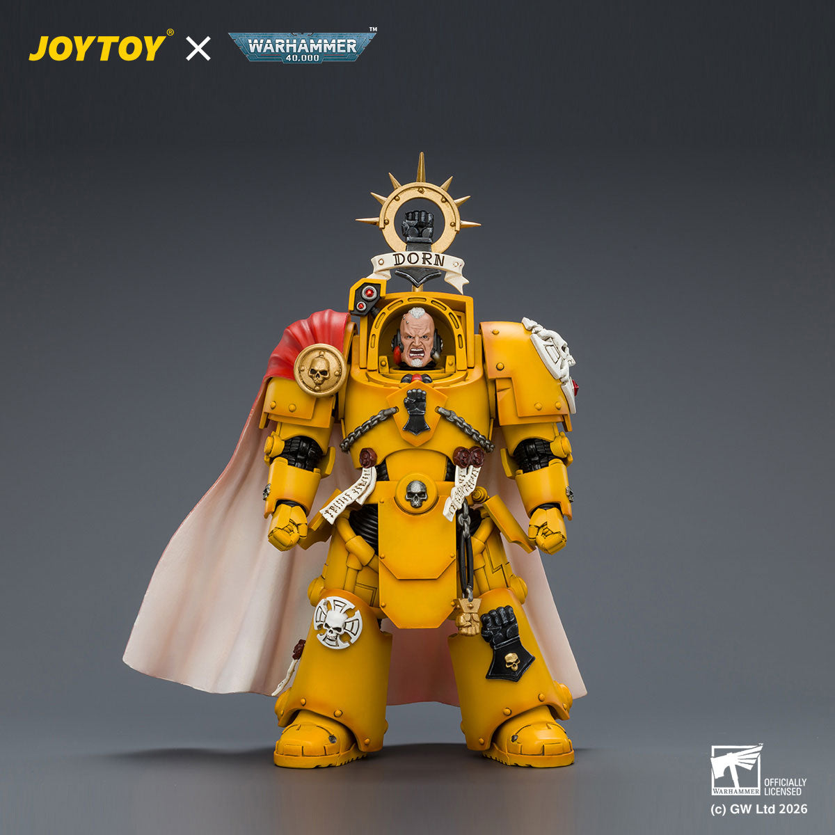 JOYTOY Warhammer 40K Imperial Fists Darnath Lysander figure