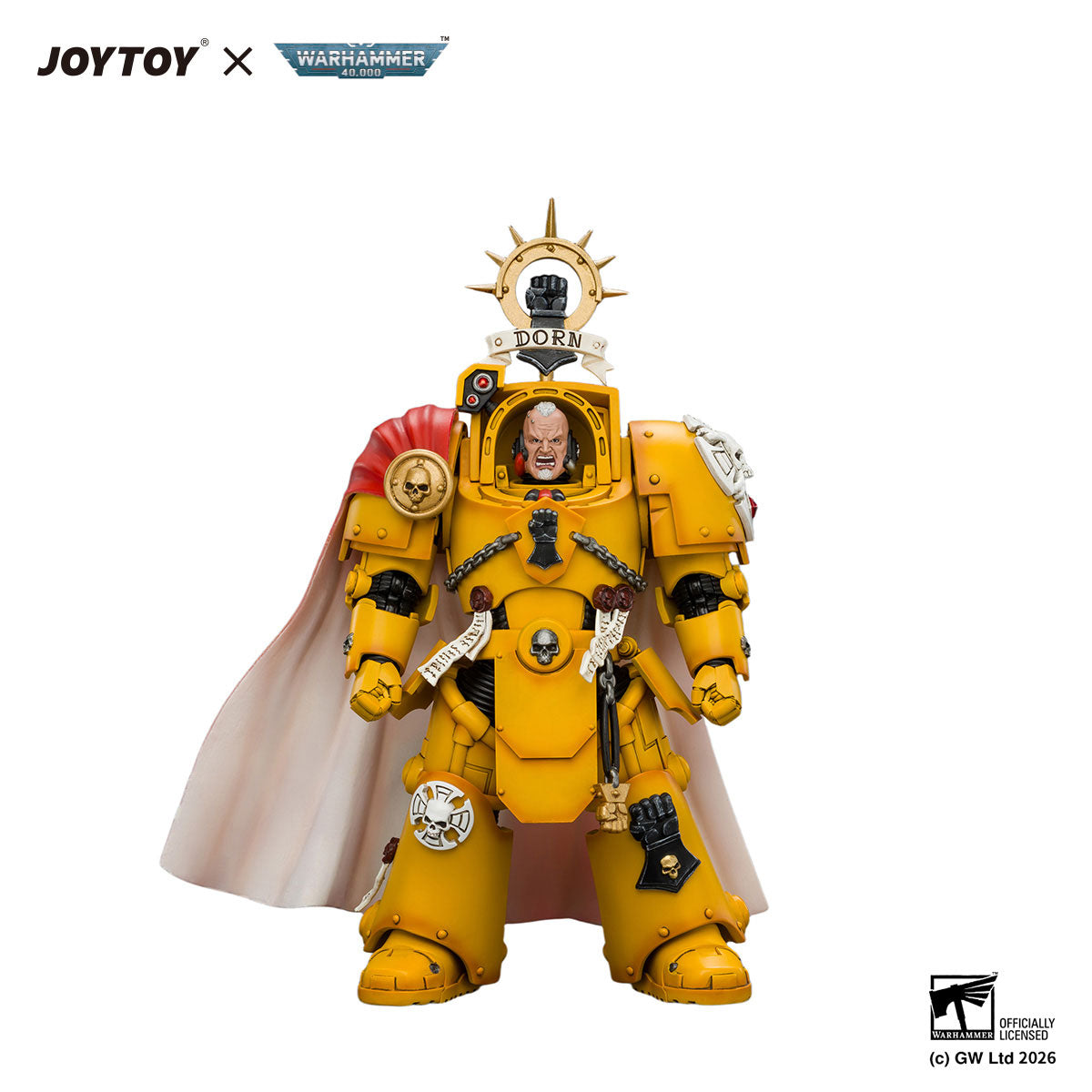 JOYTOY Warhammer 40K Imperial Fists Darnath Lysander figure