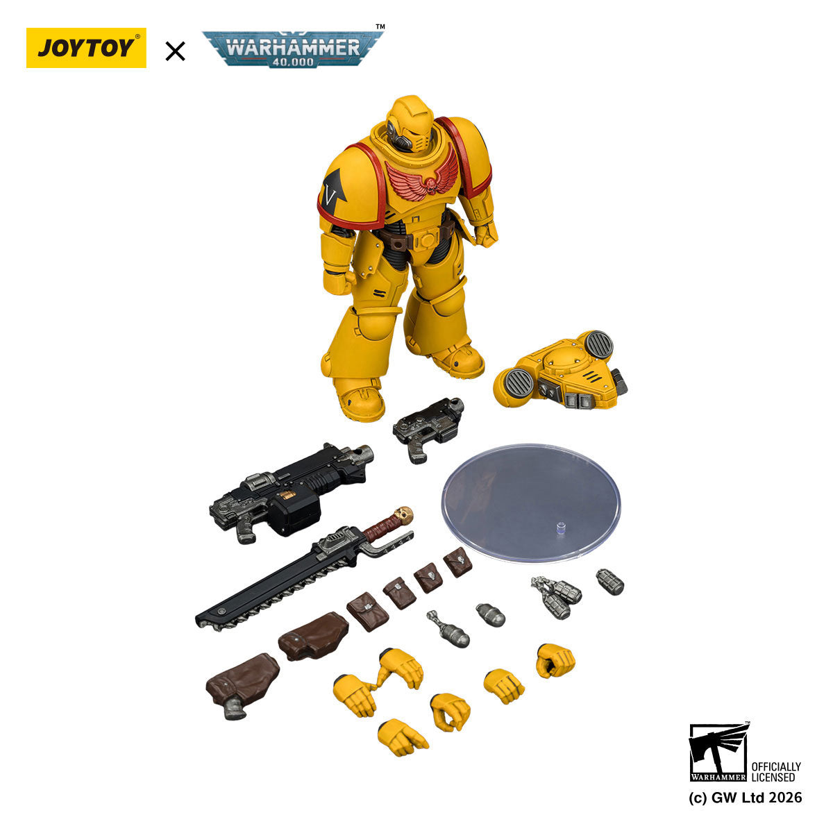 JOYTOY Warhammer 40K Imperial Fists Intercessor figure