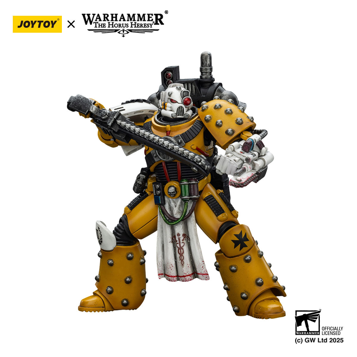 JOYTOY Horus Heresy Imperial Fists Legion Apothecary figure