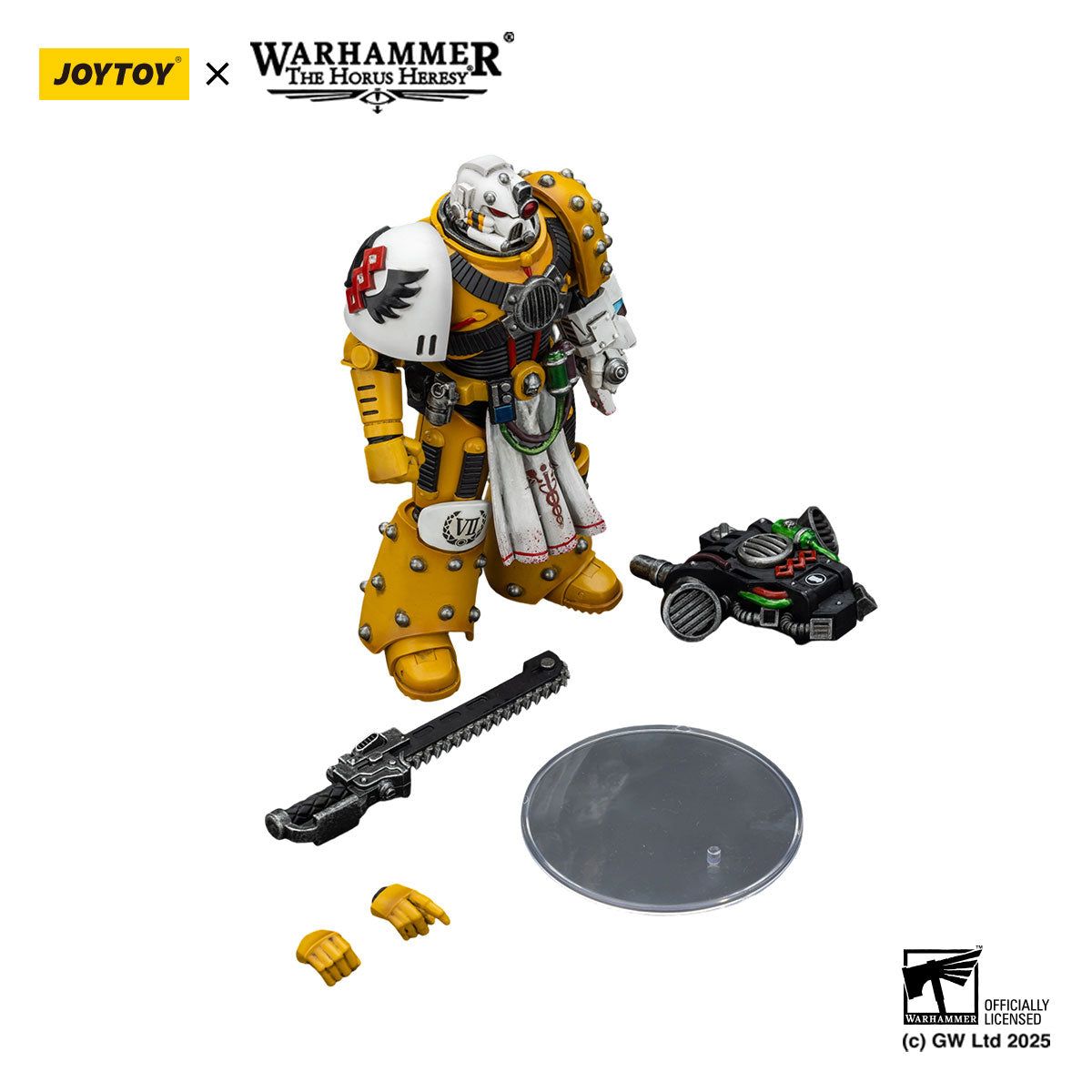 JOYTOY Horus Heresy Imperial Fists Legion Apothecary figure