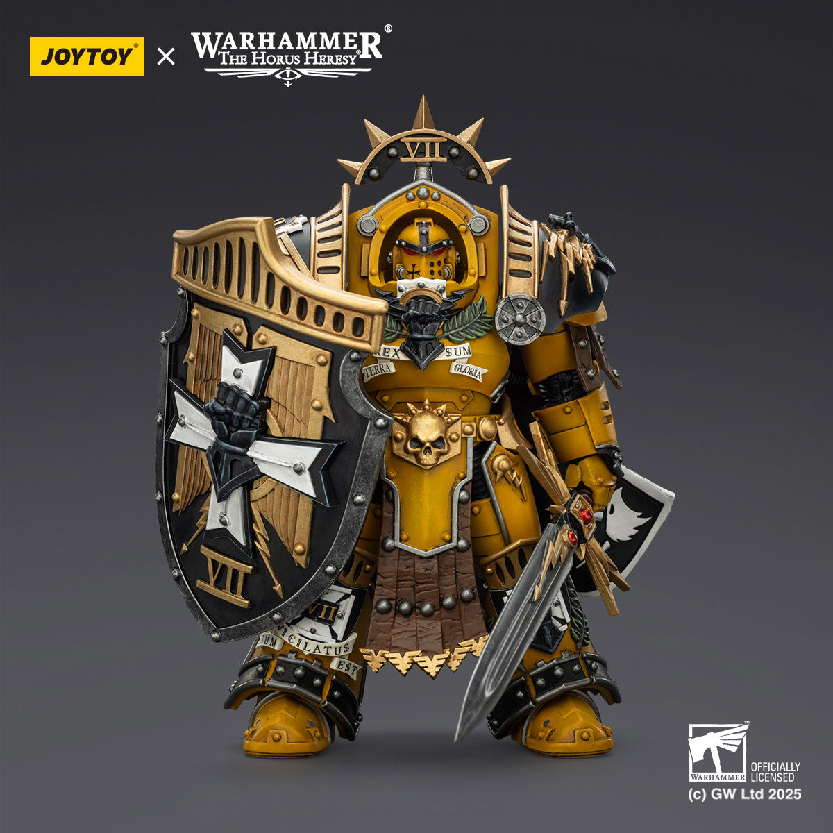 JOYTOY Horus Heresy Imperial Fists Legion Praetor in Tartaros Terminator Armour figure
