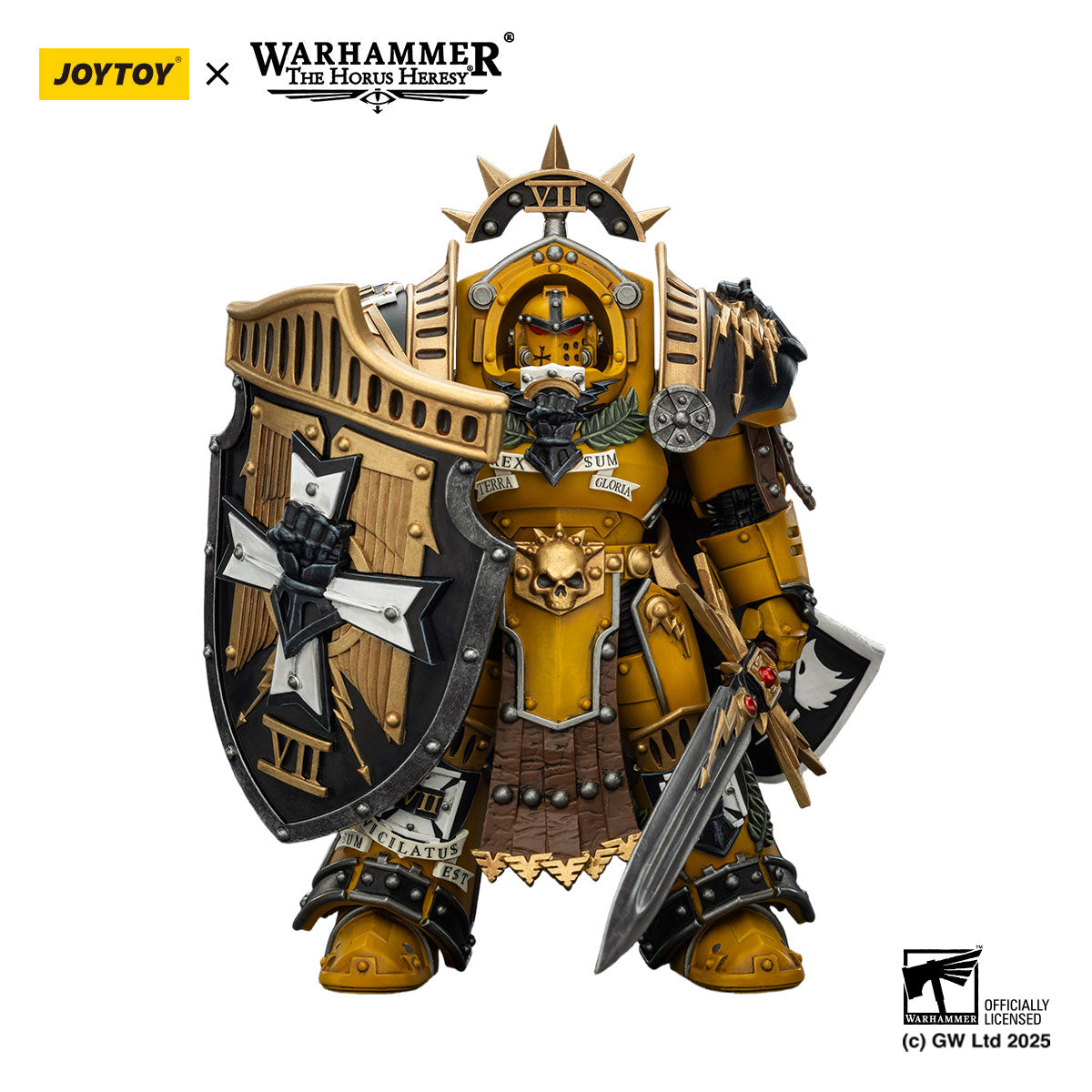JOYTOY Horus Heresy Imperial Fists Legion Praetor in Tartaros Terminator Armour figure
