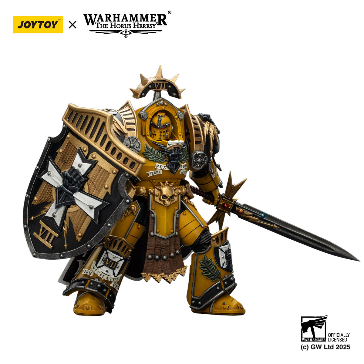 JOYTOY Horus Heresy Imperial Fists Legion Praetor in Tartaros Terminator Armour figure