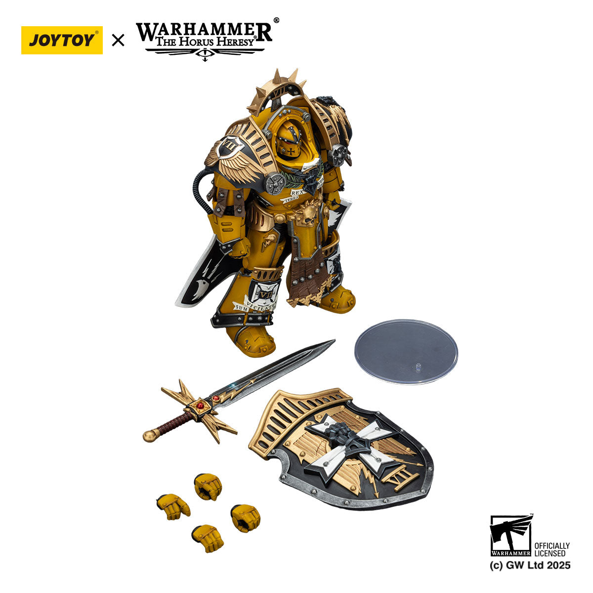 JOYTOY Horus Heresy Imperial Fists Legion Praetor in Tartaros Terminator Armour figure