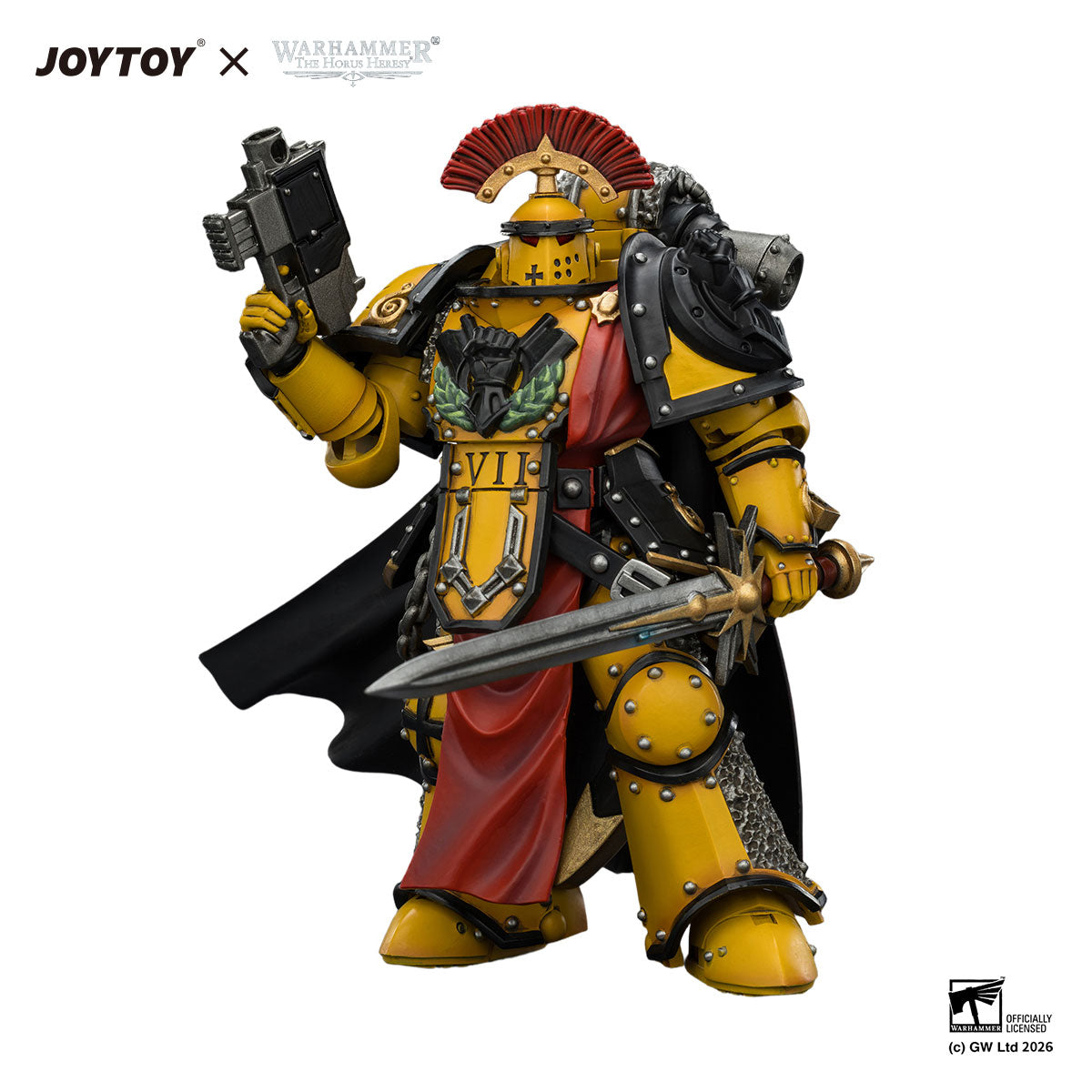 JOYTOY Horus Heresy Imperial Fists Legion Praetor in Mk III Armour figure