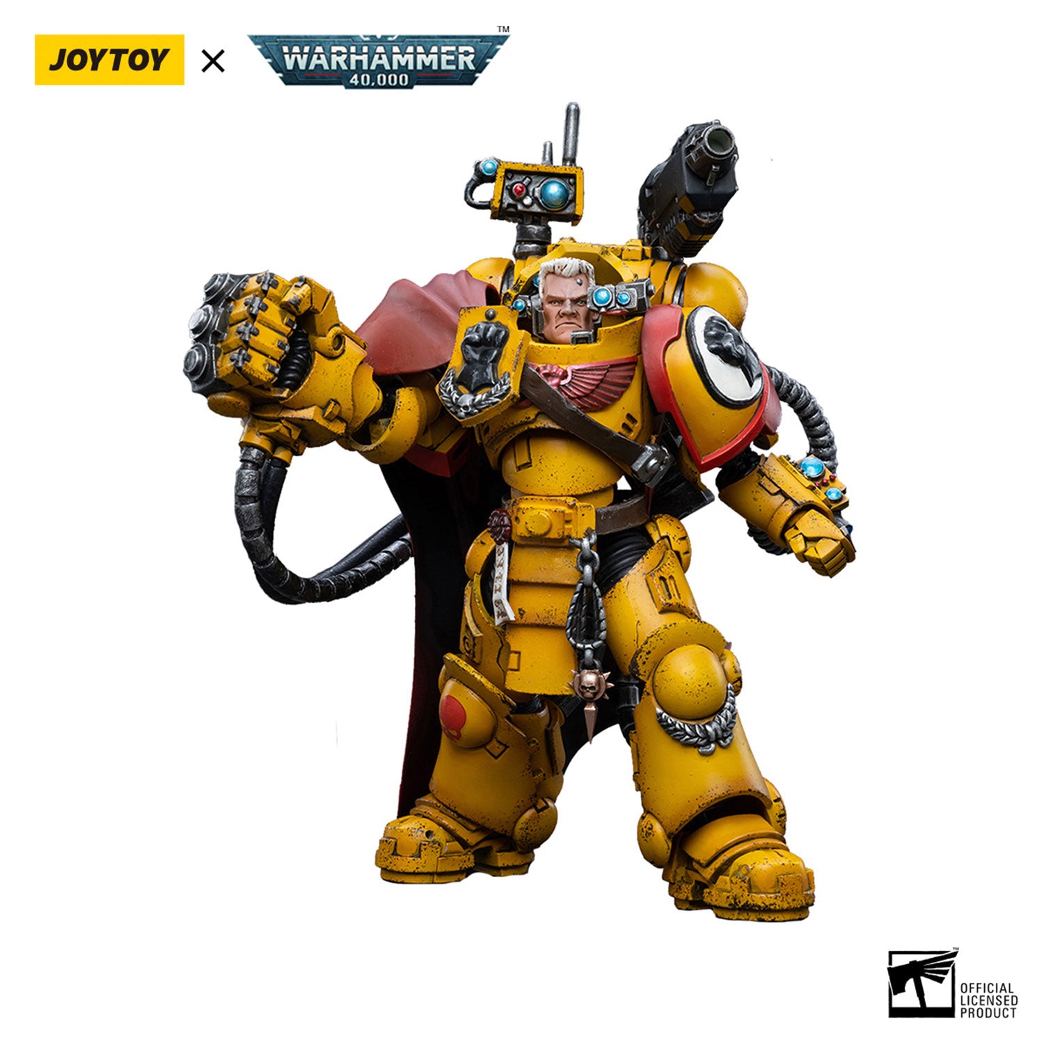 JOYTOY Warhammer 40K Imperial Fists Third Captain Tor Garadon figure