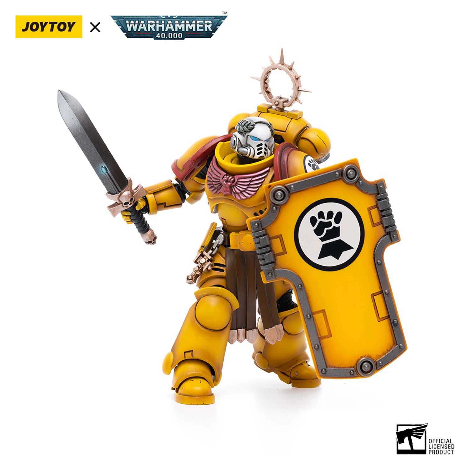 JOYTOY Warhammer 40K Imperial Fists Veteran Brother Thracius figure
