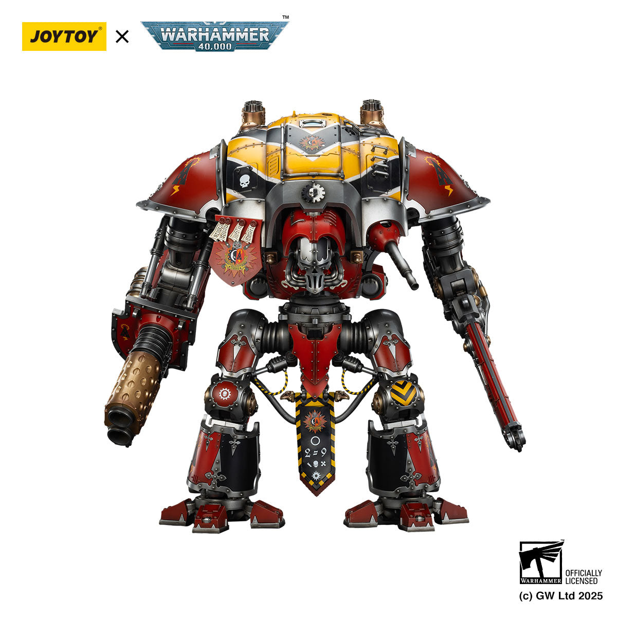 JOYTOY Warhammer 40K Imperial Knights House Raven Knight Errant figure