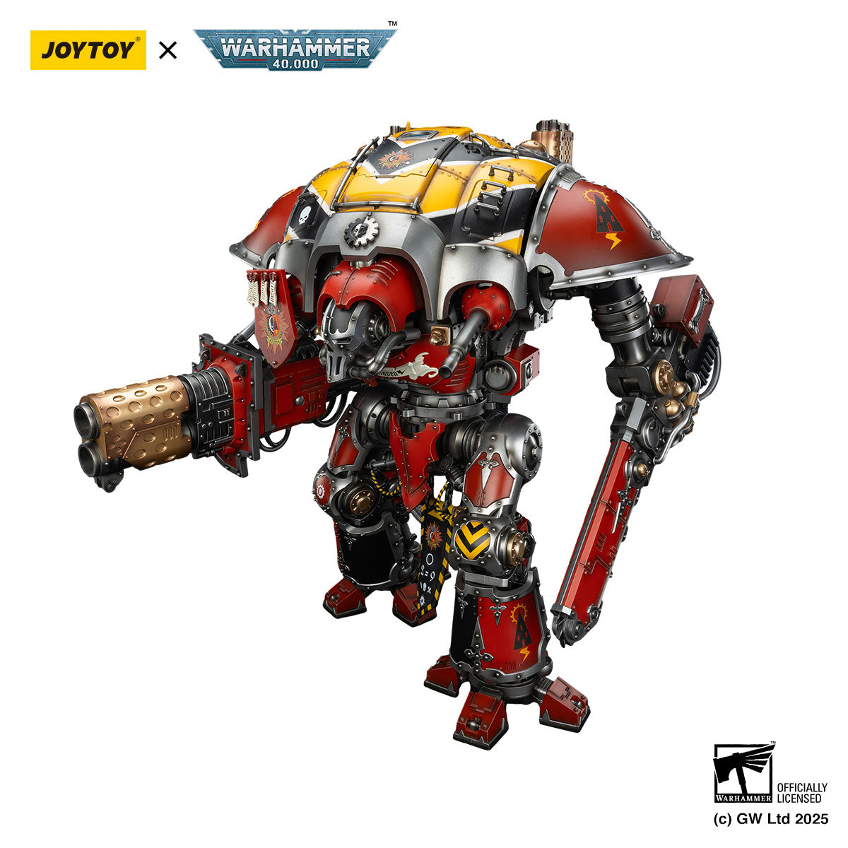 JOYTOY Warhammer 40K Imperial Knights House Raven Knight Errant figure