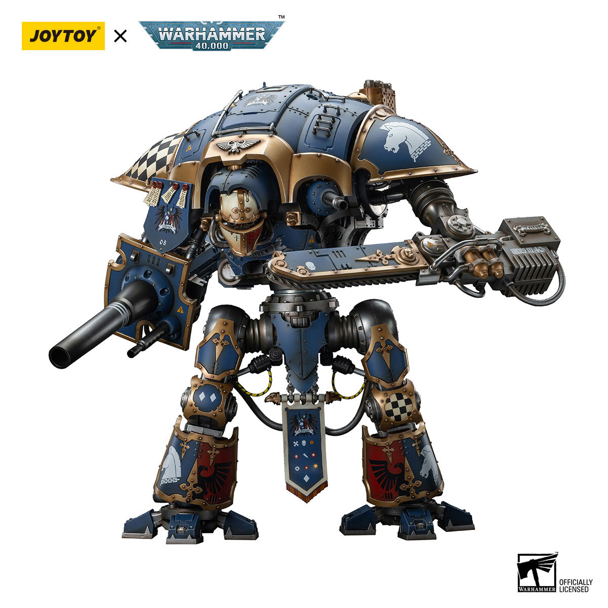 JOYTOY Warhammer 40K Imperial Knights House Terryn Knight Paladin figure