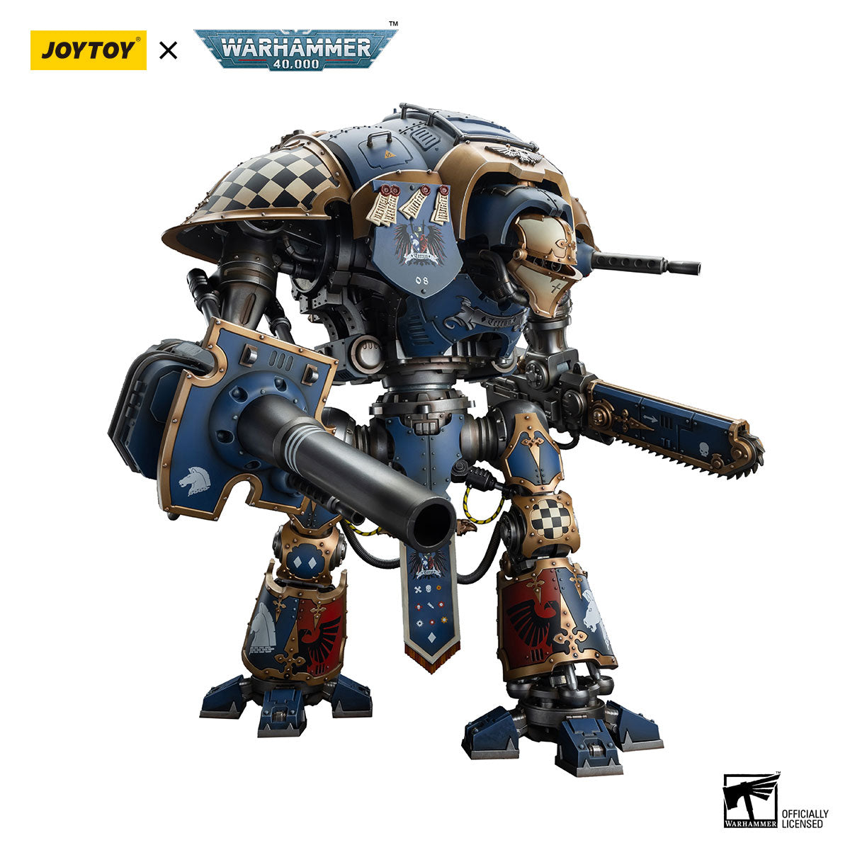 JOYTOY Warhammer 40K Imperial Knights House Terryn Knight Paladin figure