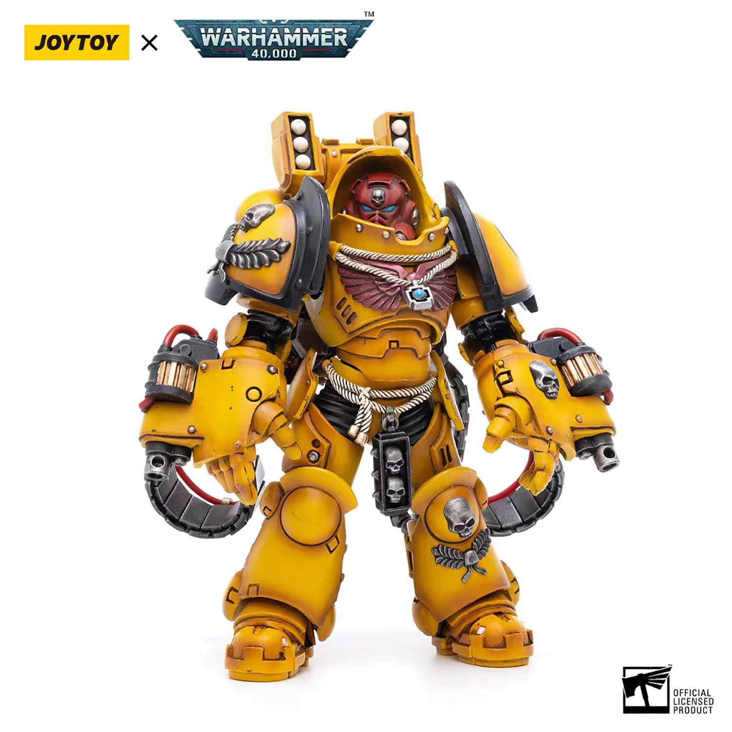 JOYTOY Warhammer 40K Imperiar Fists Aggressor Brother Sergeant Lycias figure