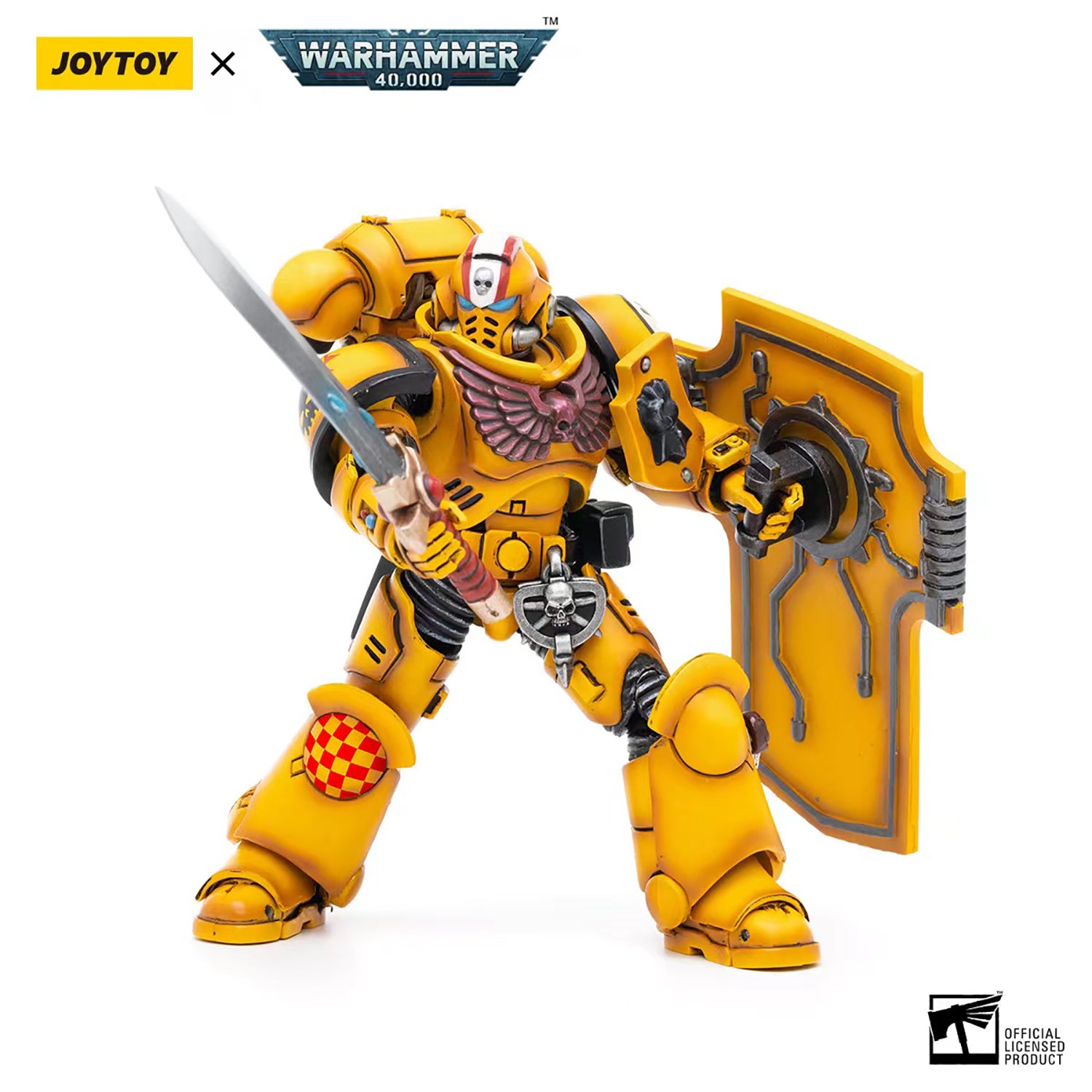 JOYTOY Warhammer 40K Imperiar Fists Intercessors Primaris Lieutenant Naviaz figure