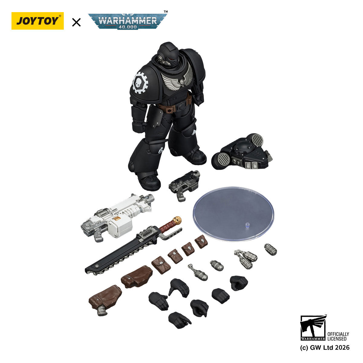 JOYTOY Warhammer 40K Iron Hands Intercessor figure