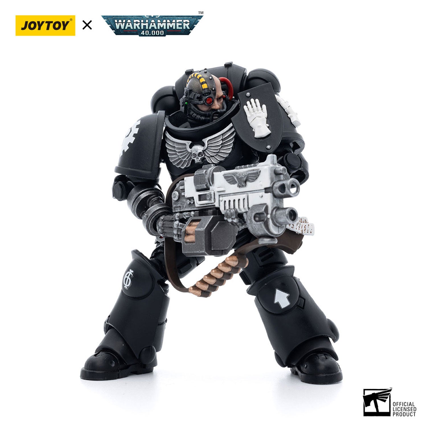 JOYTOY Warhammer 40K Iron Hands Intercessors Brother Ignar figure