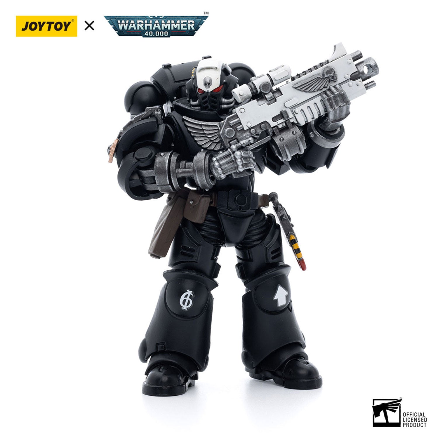 JOYTOY Warhammer 40K Iron Hands Intercessors Sergeant Bantus figure