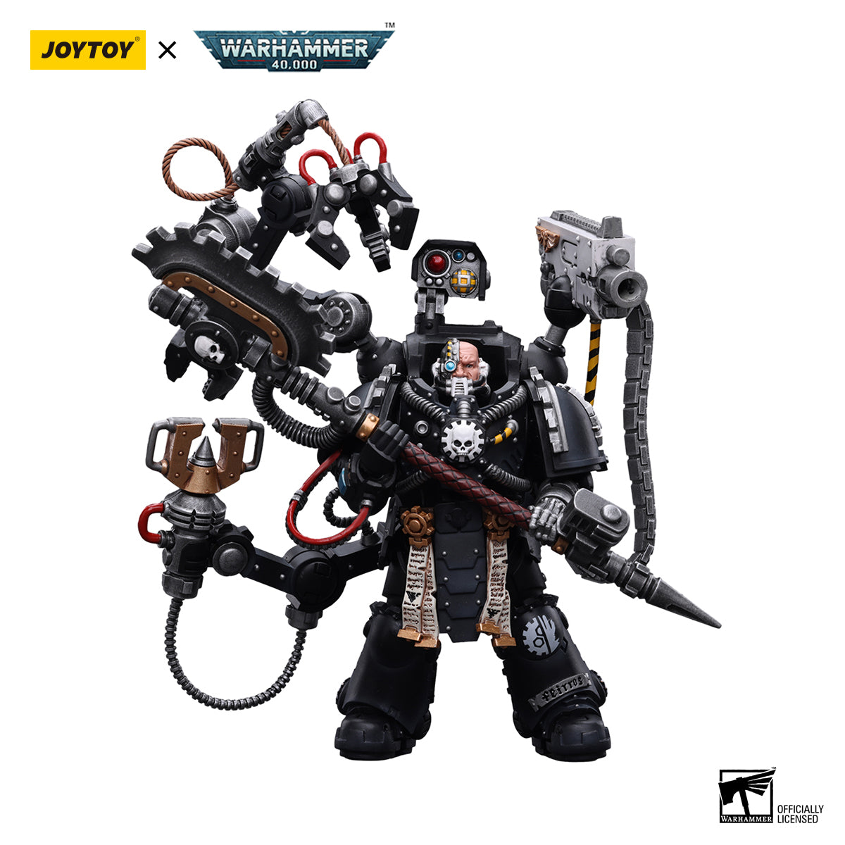 JOYTOY Warhammer 40K Iron Hands lron Father Feirros figure