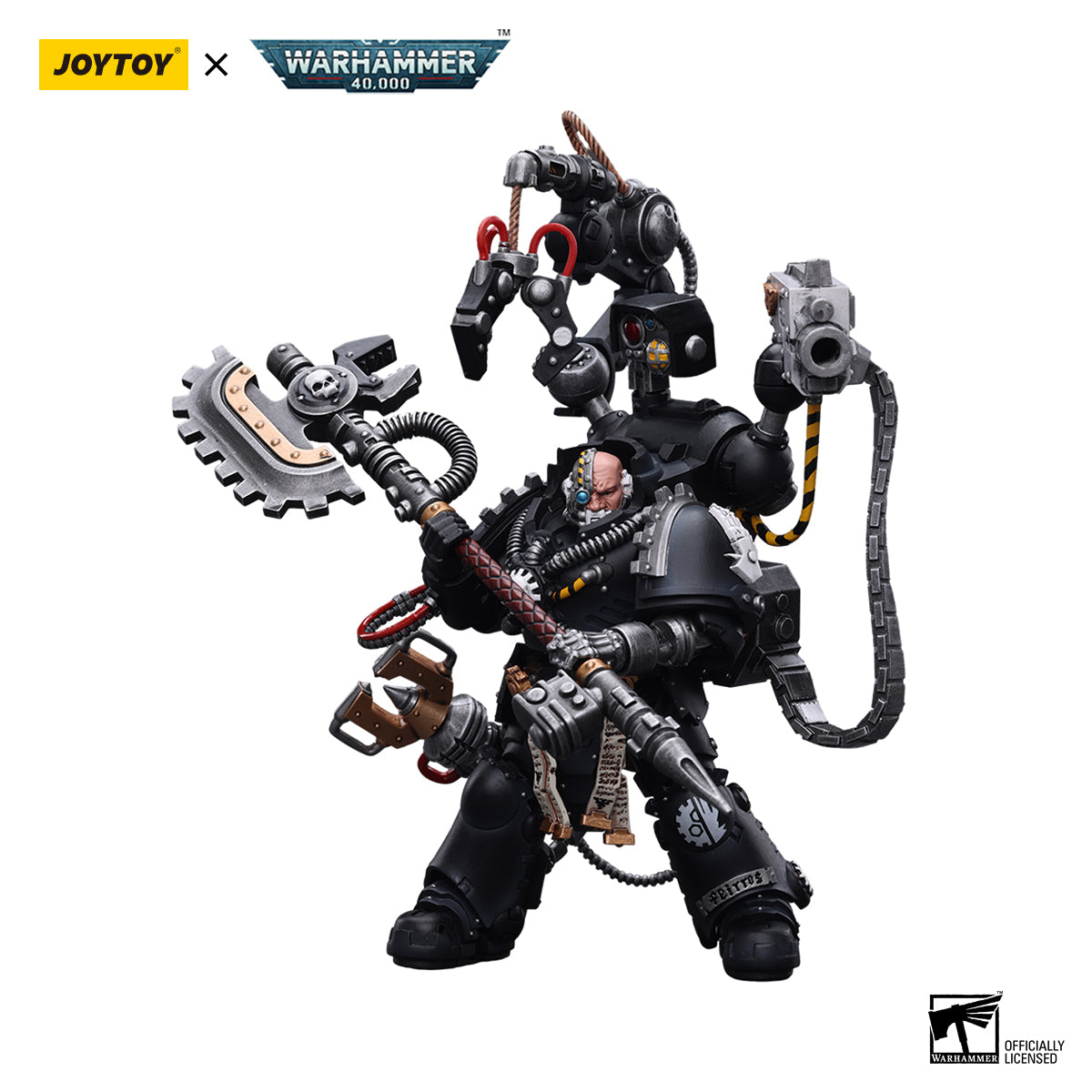 JOYTOY Warhammer 40K Iron Hands lron Father Feirros figure