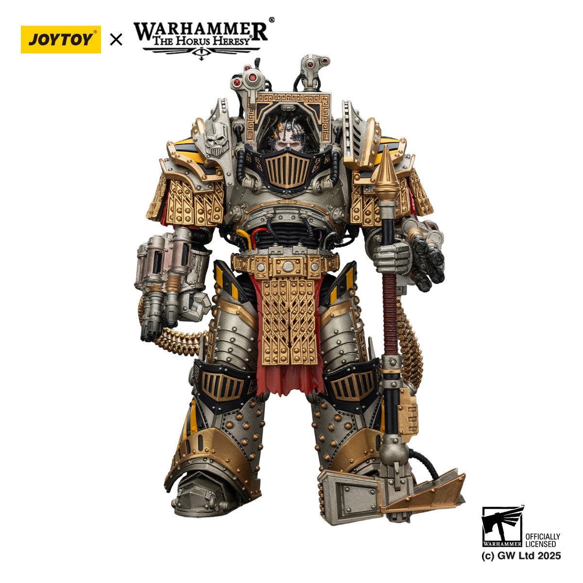 JOYTOY Horus Heresy Iron Warriors Perturabo,Primarch of the IVth Legion figure