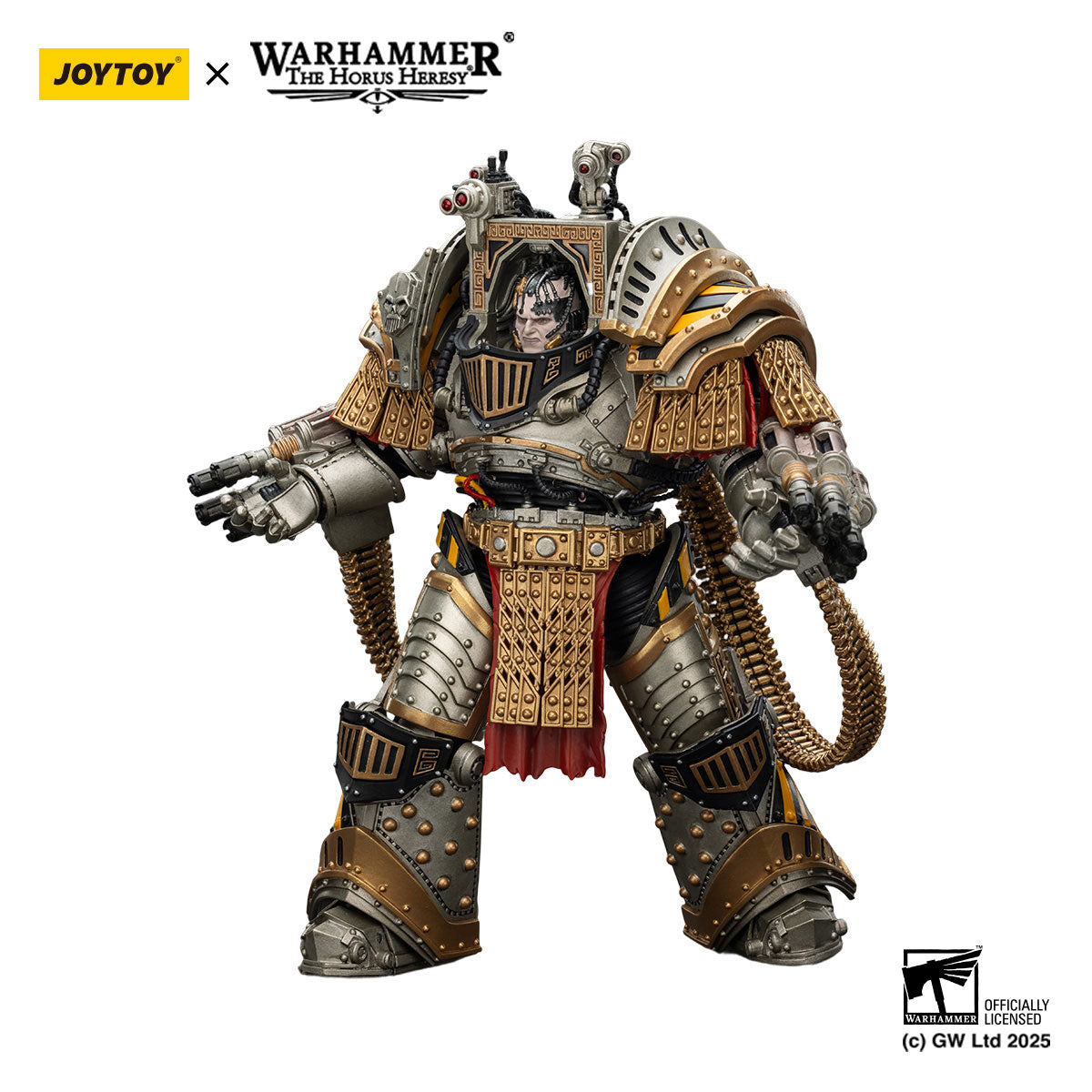 JOYTOY Horus Heresy Iron Warriors Perturabo,Primarch of the IVth Legion figure