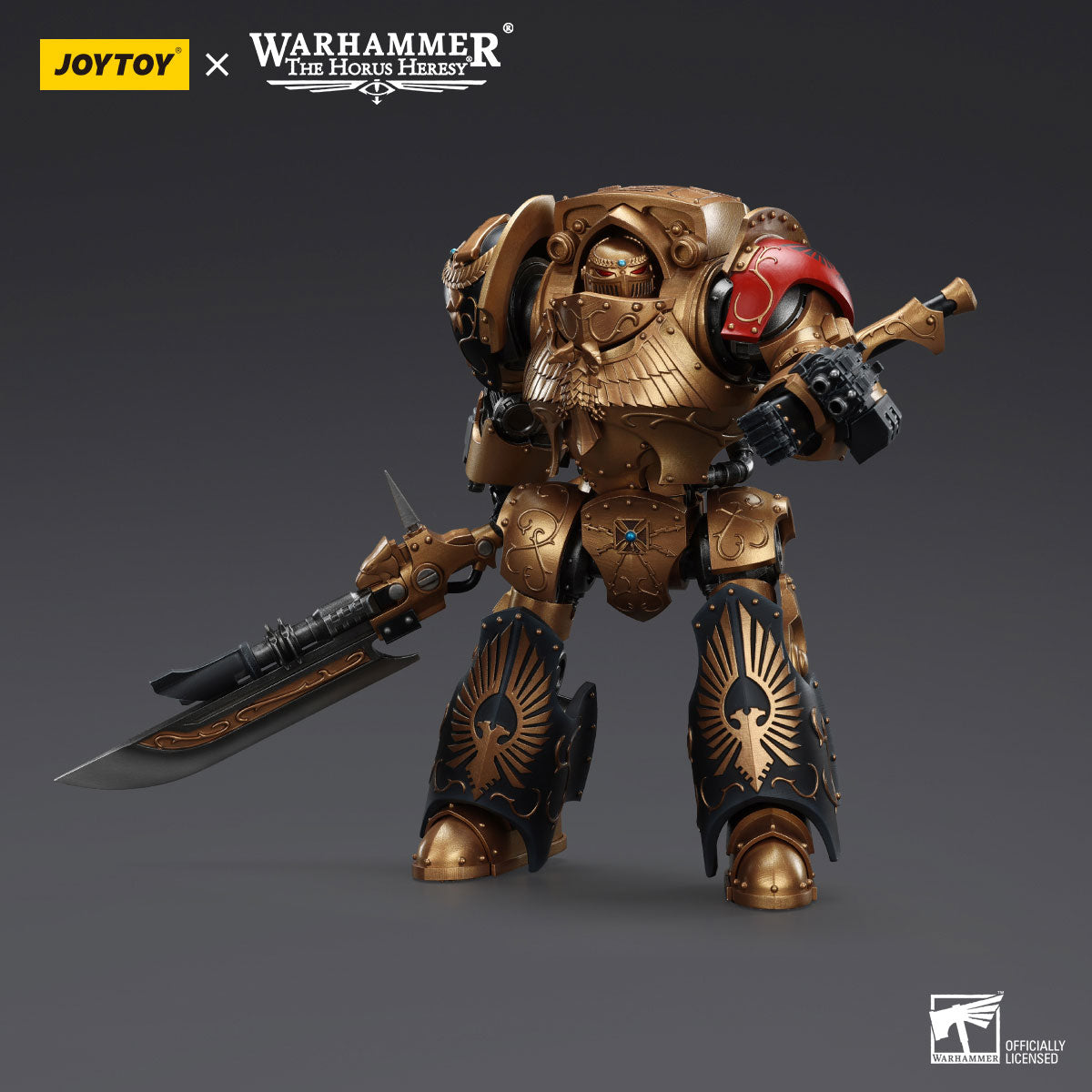 JOYTOY Horus Heresy Adeptus Custodes Legio Custodes Contemptor-Achillus Dreadnought figure