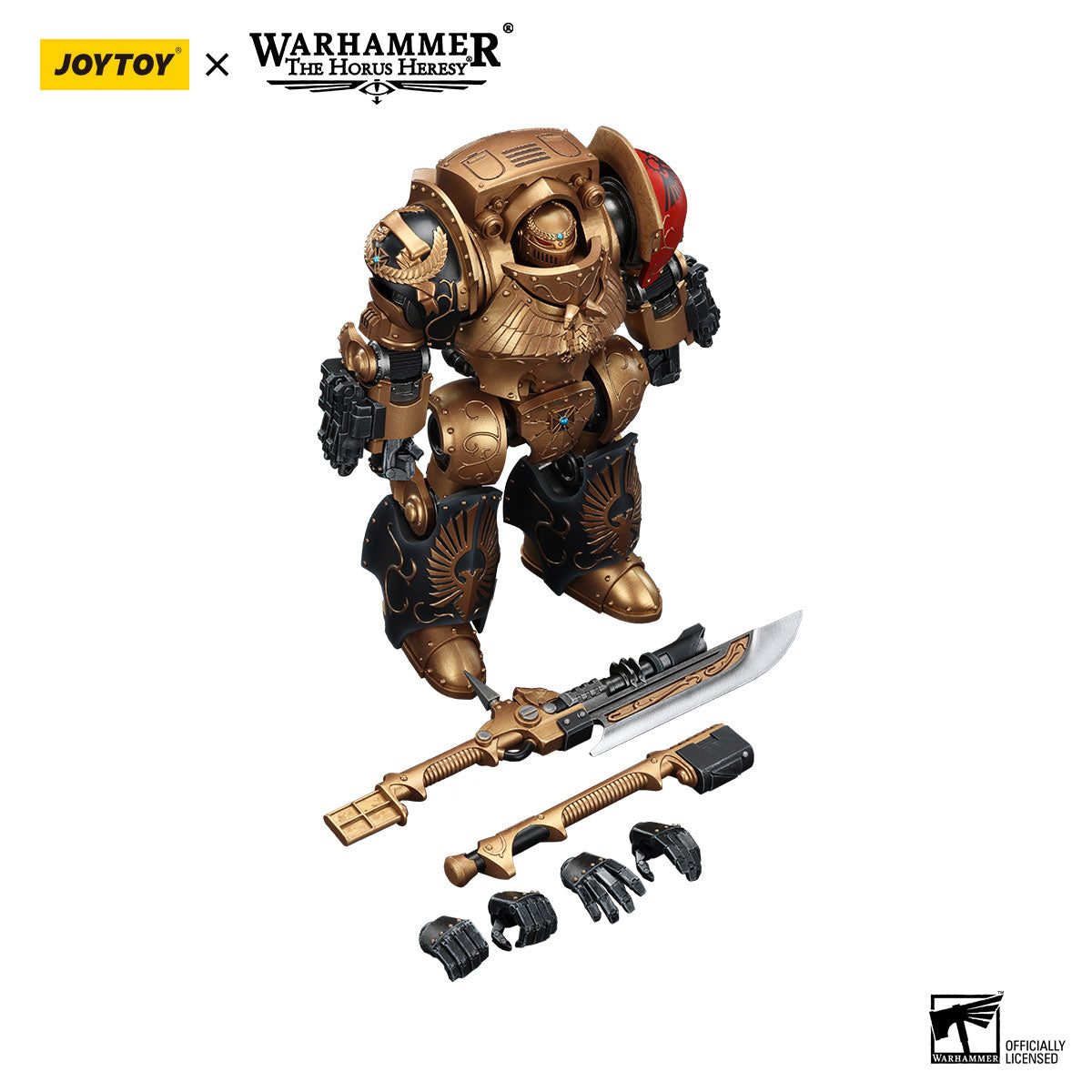 JOYTOY Horus Heresy Adeptus Custodes Legio Custodes Contemptor-Achillus Dreadnought figure