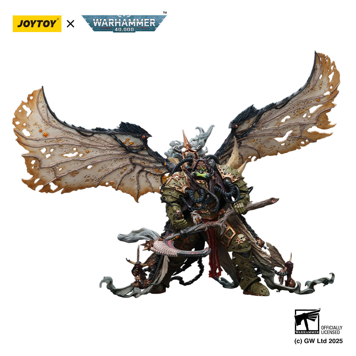 JOYTOY Warhammer 40K Primarch Mortarion, Daemon Primarch of Nurgle figure