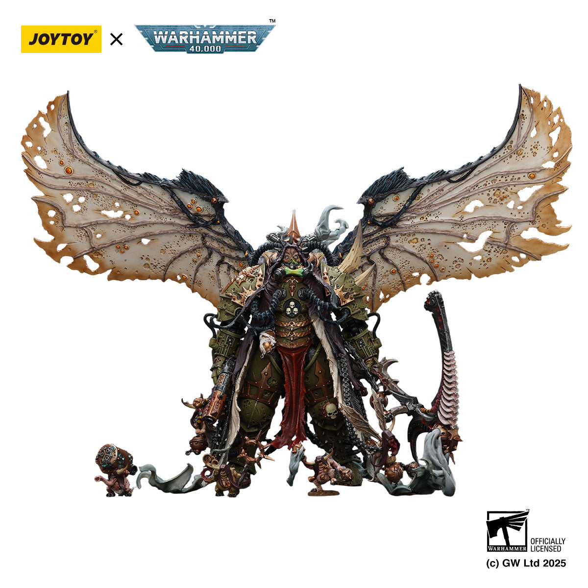 JOYTOY Warhammer 40K Primarch Mortarion, Daemon Primarch of Nurgle figure