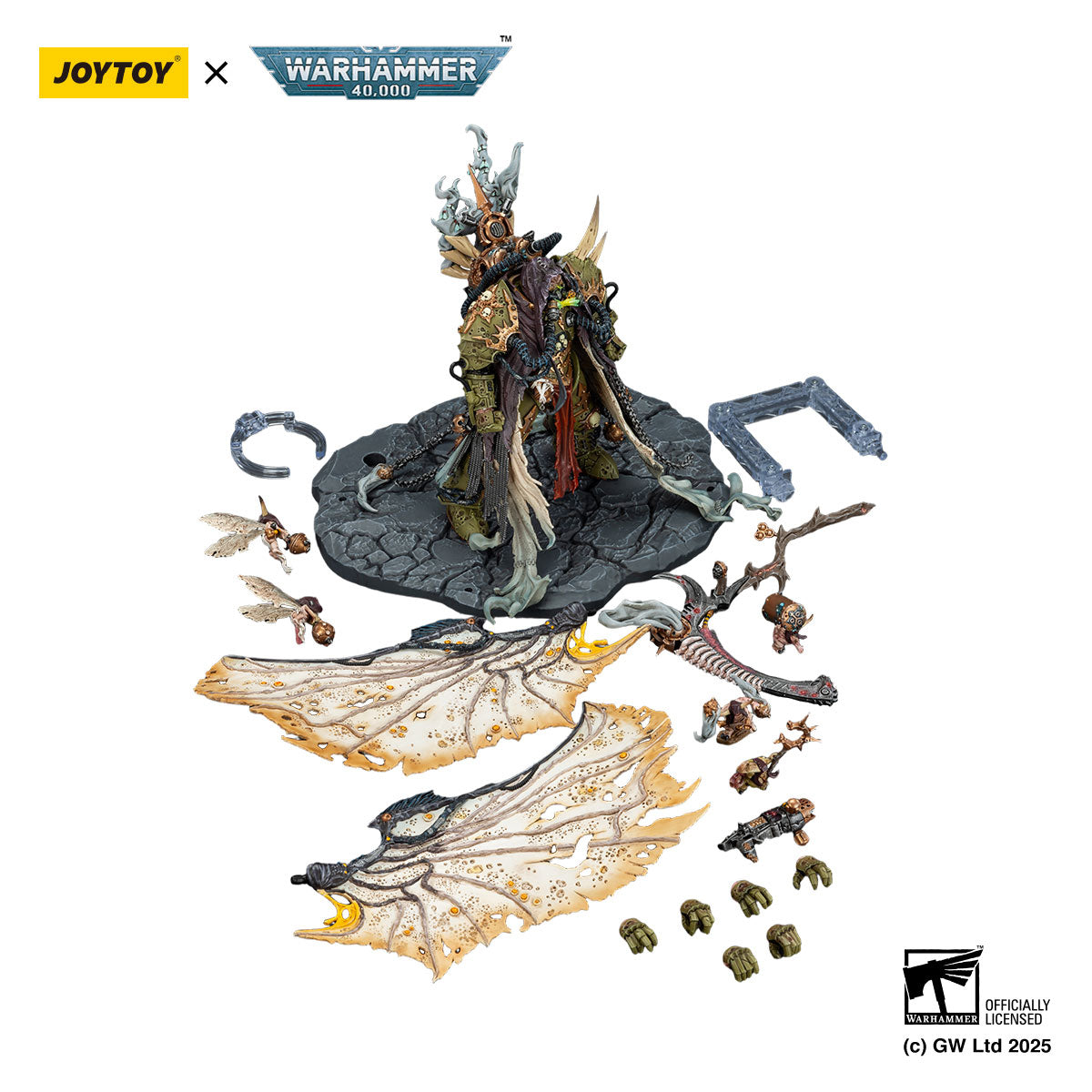 JOYTOY Warhammer 40K Primarch Mortarion, Daemon Primarch of Nurgle figure