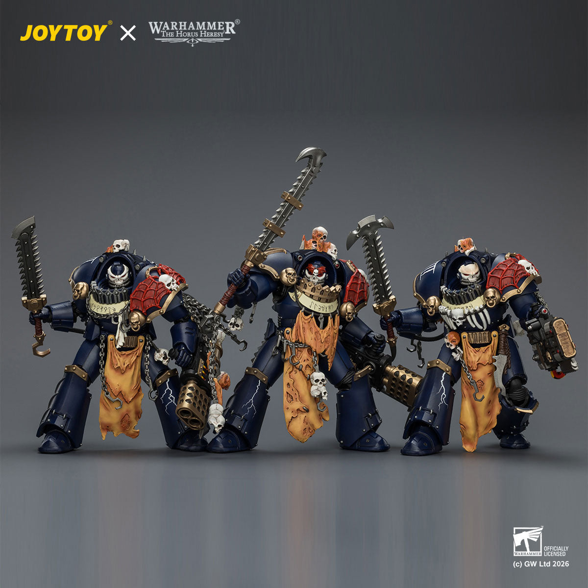 JOYTOY Horus Heresy Night Lords Contekar Terminator Trio Pack figure